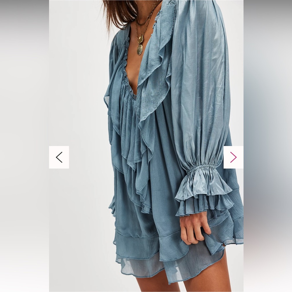 NWOT free people Prairie Dust romper - Picture 3 of 16